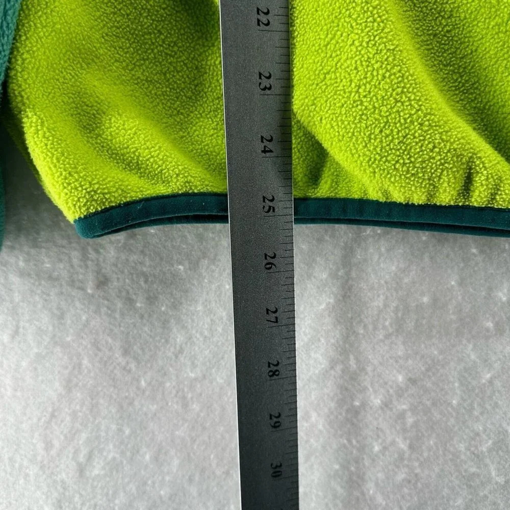 Patagonia Sweatshirt Womens S Synchilla Snap-T Fleece Pullover Lightweight Green - Picture 11 of 11